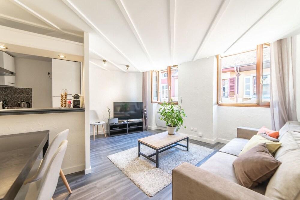 Le Saint Jean - Appartement Rue Carnot Pour 2 - 4 Pers アヌシー エクステリア 写真